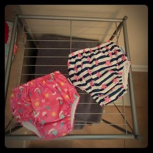 Reusable swim diapers